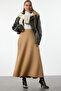 Mink Skirt with Pattern Knitted Skirt Tctaw25Ee00009