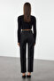 Black High Waist Comfort Mom Jeans Twoaw25Je00371 - 5
