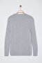 Siyah-Gri 2 li Slim Fit Dar Kalıp Triko Kazak TEDAW25KZ00055 - 12