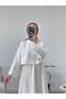 Short Crepe Blouse - White - Wide Size Range