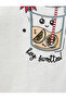 Crop T-Shirt Printed Crew Neck Short Sleeve Cotton - 6