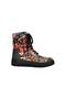 Women's Vegan Leather Black Long Boots - British Punk Design - 4
