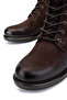 Women's Genuine Leather Brown Nubuck Casual Boots - 3