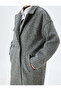 Gray Melange Women's Coat 5Wal00017Iw - 6