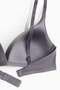 Padded non-wired microfibre bra - 2