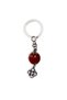 Facet Cut Agate Stone Keychain 106-3 - 4