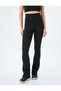 Extra High Waist Slim Fit Spanish Leg Sports Leggings - 3
