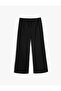 Wide-Leg Pants with Pocket Detail Tie-Detail Waist