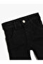 Jeans with Pockets and Elastic Waist Carrot Cut - 3