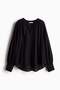 Balloon-sleeved blouse