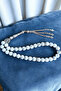 Howlite Stone Prayer Beads 33' Long Prayer Beads Original Natural Stone Quality Real Stone 8 mm Prayer Beads