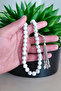 Howlite Stone Prayer Beads 33' Long Prayer Beads Original Natural Stone Quality Real Stone 8 mm Prayer Beads - 3