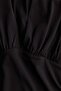 Draped V-neck thong body