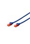 كابل التصحيح Cat6 أزرق (1 متر)