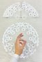 White Bride Groom Handkerchief, Shiny Stone Detailed Wedding Halay Bridesmaid Promise Engagement Henna Circumcision Bride Handkerchief