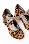 Girl's Leopard Bow Heeled Evening Dress Shoes - 2