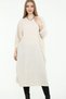 Women's Hijab Crew Neck Bat Sleeve Knitted Dress Tunic