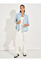 Tweed Oversized Shirt with Pocket Detail - 2