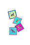 New Year's Special Animal Series Cocktail Napkin Set (4 Pieces)