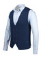 Men's Buttoned Sports / Regular Fit Knitwear Knitted Sleeveless Indigo Vest - 5013Ls - 4