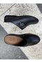 Black Outer Material Skin Leather Orthopedic and Slip-Resistant Sole Closed-Front Women's Slippers - 2
