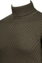 Men's Full Fisherman Knitwear Khaki Sweater Patterned Sleeves and Waist Elastic Regular Fit-5024E - 5