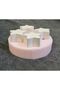 4-Piece, Quadruple Thick Star Silicone Mold K-1310, Scented Stone Soap Plaster Candle Mold - 4