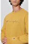 Men Sportswear Fit Long Sleeves Outdoor Sweatshirt, Mustard - 3