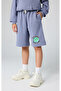 Eco Future Bermuda Organic Cotton Purple Kids Shorts-306706-Bs160 - 4