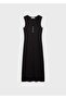 Ribbed woven button dress - 3