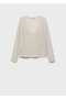 Lureks fabric V-neck sweater - 3