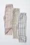 Baby & Kids 100% Cotton Muslin Pants Set of 3