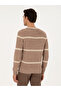 Beige Regular Fit Wool Blend Crew Neck Knitwear Sweater 50291911-Vr011 - 5