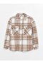 Plaid Long Sleeve Oversize Women's Shirt Jacket - 6