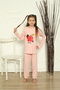 Girl's Winter Combed Cotton Pajamas Set - 5
