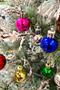 Bright Mixed Color Cici Ball 3 cm 9-Piece Christmas New Year Pine Tree String Colorful Tree Ornament - 8