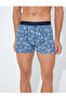 طقم بوكسر مكون من 3 قطع بطبعة أوراق متعددة الألوان - 3