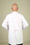 White Long Length Judge Collar Men's Apron - 2