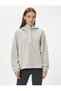 Modal Fabric Hooded Sports Sweatshirt Half Zipper Comfortable Fit - 3
