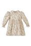 Girl's Dress Floral Patterned Long Sleeve Ribbon Lined - 2