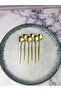6 titantum bright Gold stainless steel tea spoons not tarnish - 3