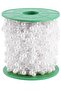 White Misinala Ribbon Pearl Bead Ribbon Decoration 30 Meters