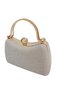 Women's Special Imported Fabric Glitter Evening Dress Bag Pearl Unlocking Color Tone Fits Many Combinations