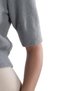 Gray Short Sleeve Turtleneck Sweater 24291 - 8
