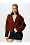 Oversize Jacket with Double Breasted Collar, Buttoned Pockets, and Lining - 2