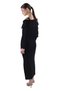 Set rochie neagră cu guler tip Madonna 24216 - 6