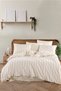 Hestia 100% Cotton Washed Yarn-Dyed Vintage Oversized Duvet Cover 240*220 Hstkt - 3