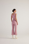 Spanish Cut Tweed Tweed Trousers Pink - 2