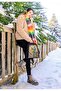 Women's Vegan Leather Multi-Colored Long Boots - Mosaical Design - 5