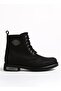 Alanza Black Nubuck Men's Genuine Leather Boots